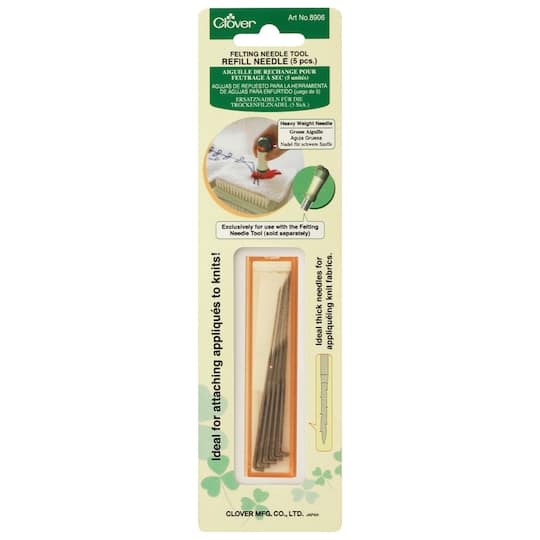 Clover Heavy-Weight Felting Tool Replacement Needles